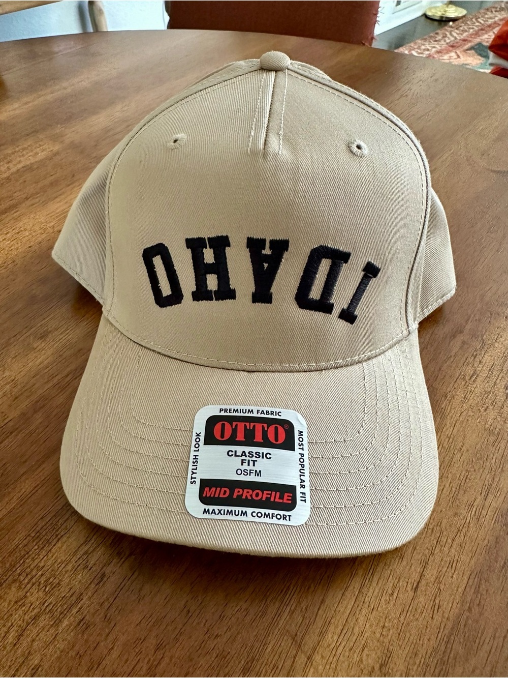 Beige Idaho Vandals Embroidered Baseball Cap